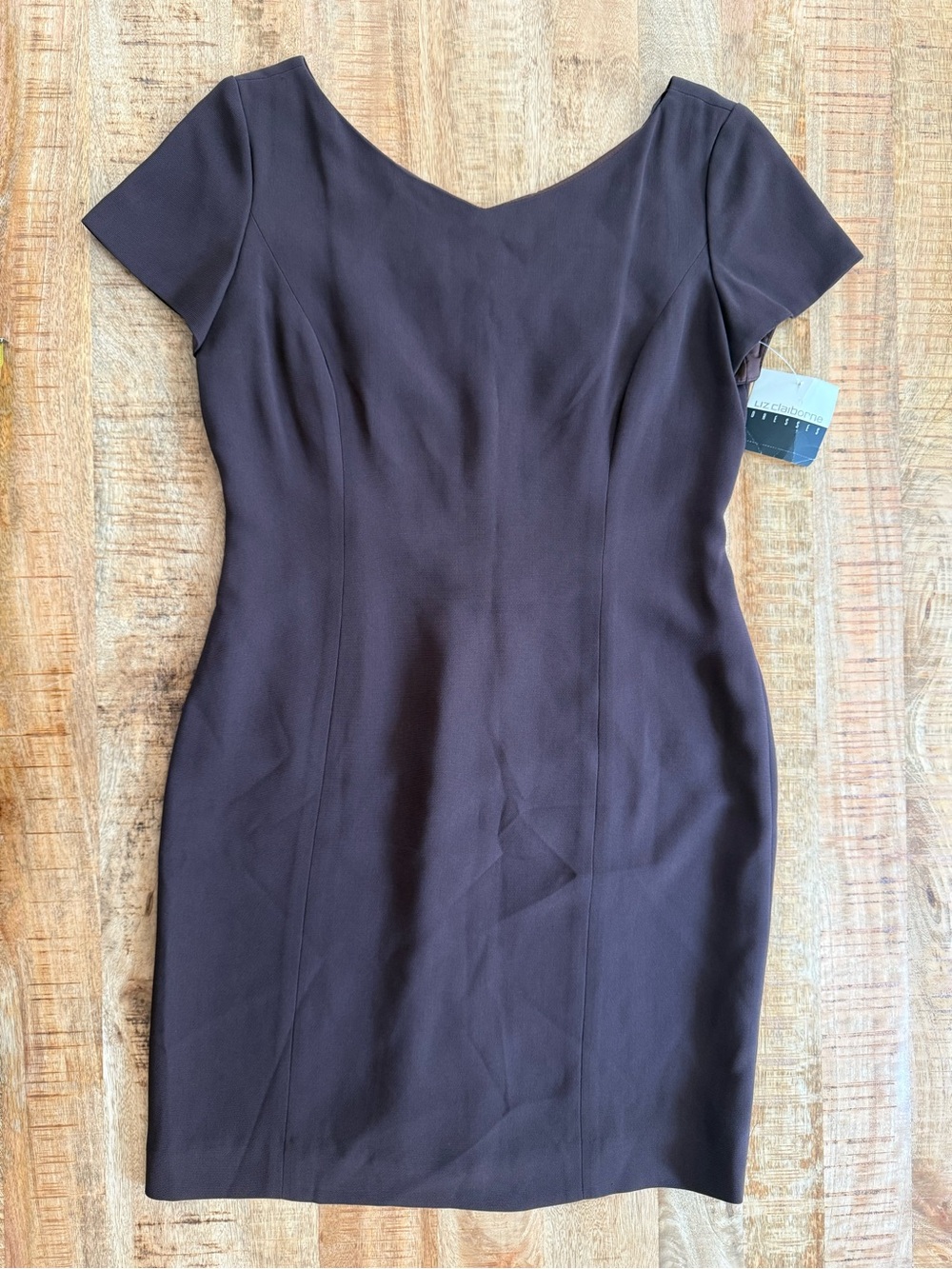 NWT Liz Claiborne Sheath Dress Size 12 Career Office Cocktail Midi
